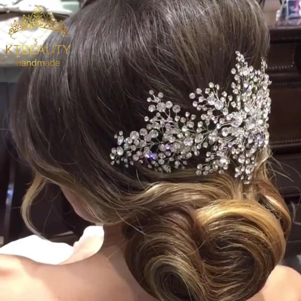 Rhinestone Crystal Bridal Tiara  Bridal Wedding head band Crown