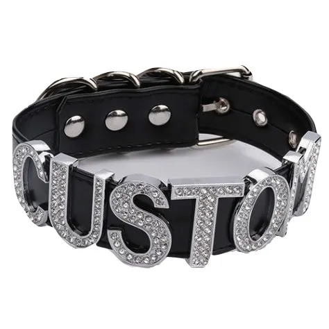 Rhinestone Custom Collar