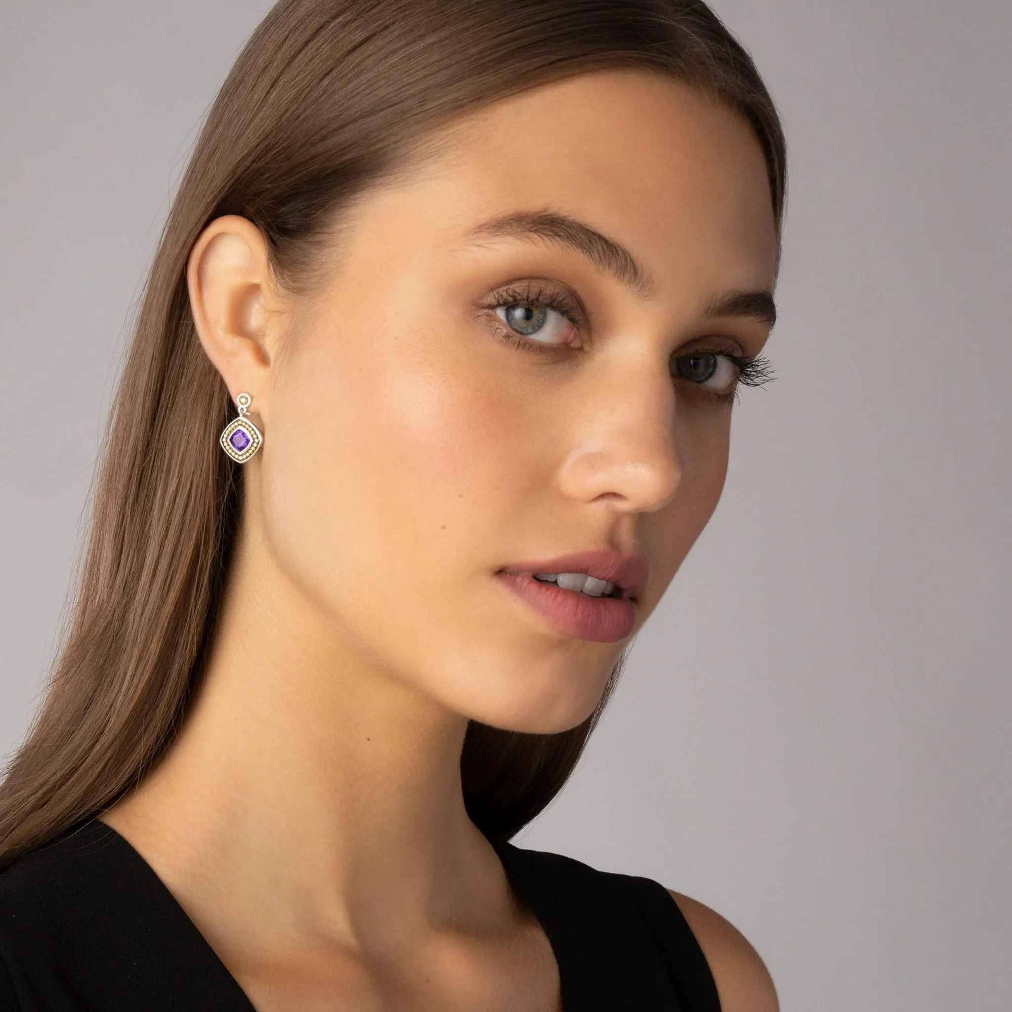 Rittenhouse Amethyst Drop Earrings