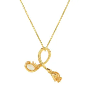 Rose Necklace - Gold