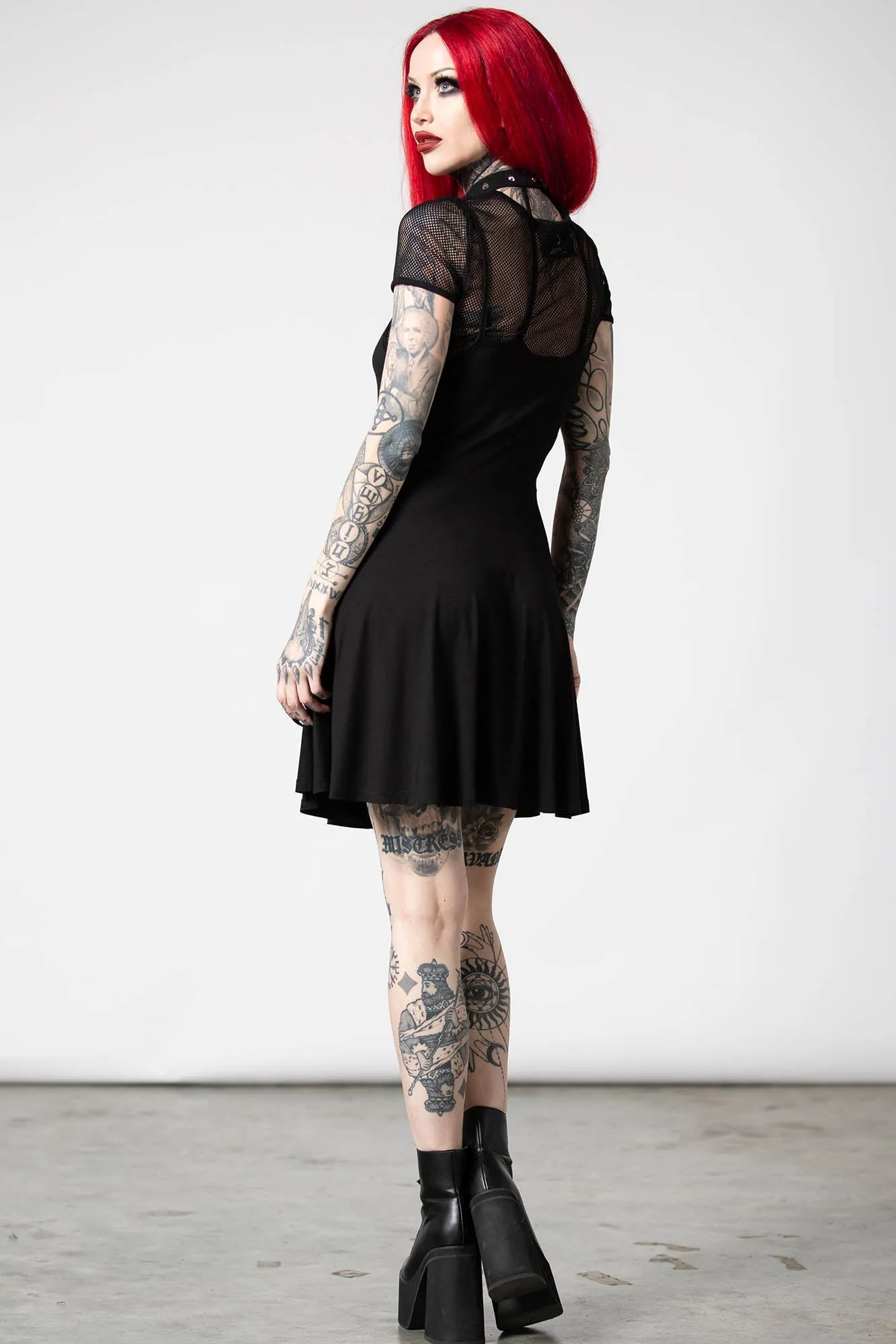 Rotten Luck Skater Dress - Resurrect