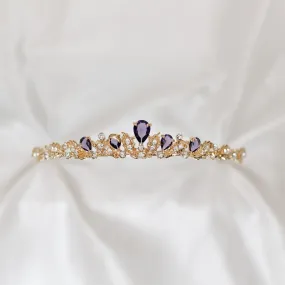 Sadie’s Tiara in Purple & Gold