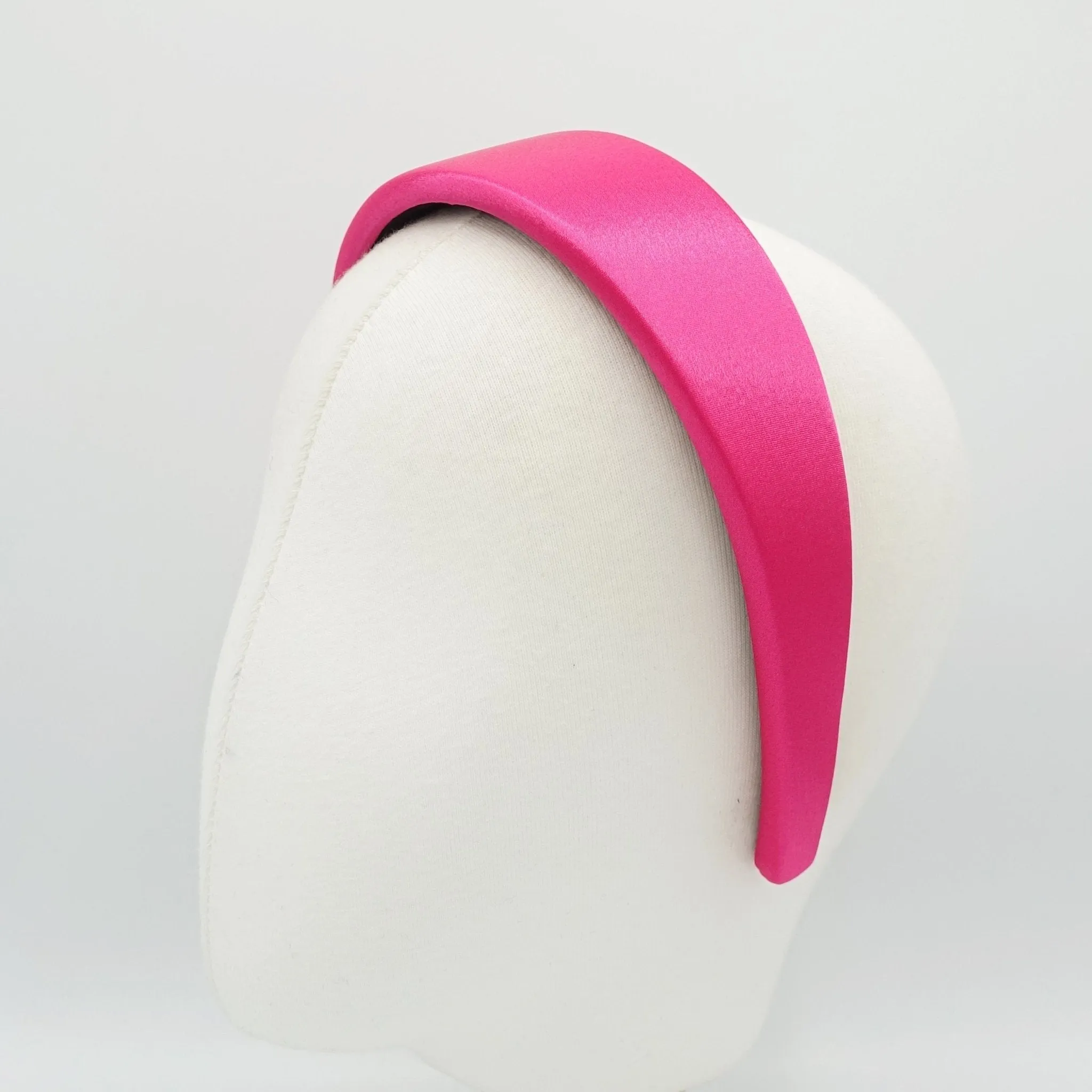 satin padded headband stylish fashion hairband