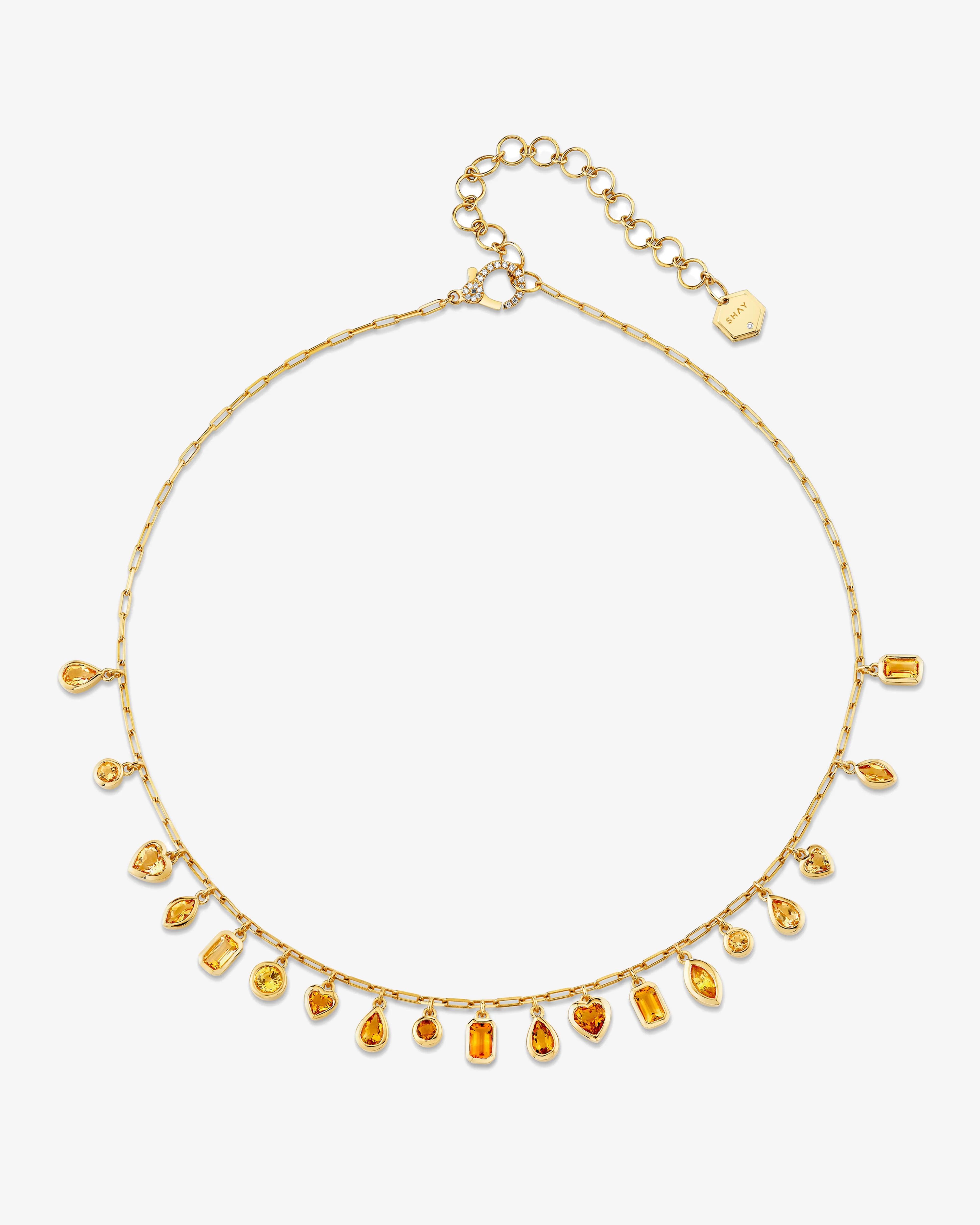 Shay - Mixed Drop Necklace - (Gold)