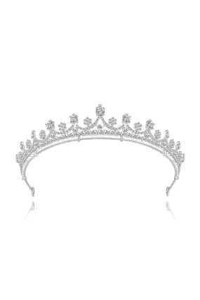 Shinny Zircons Delicate Royal Bridal Alloy Tiara