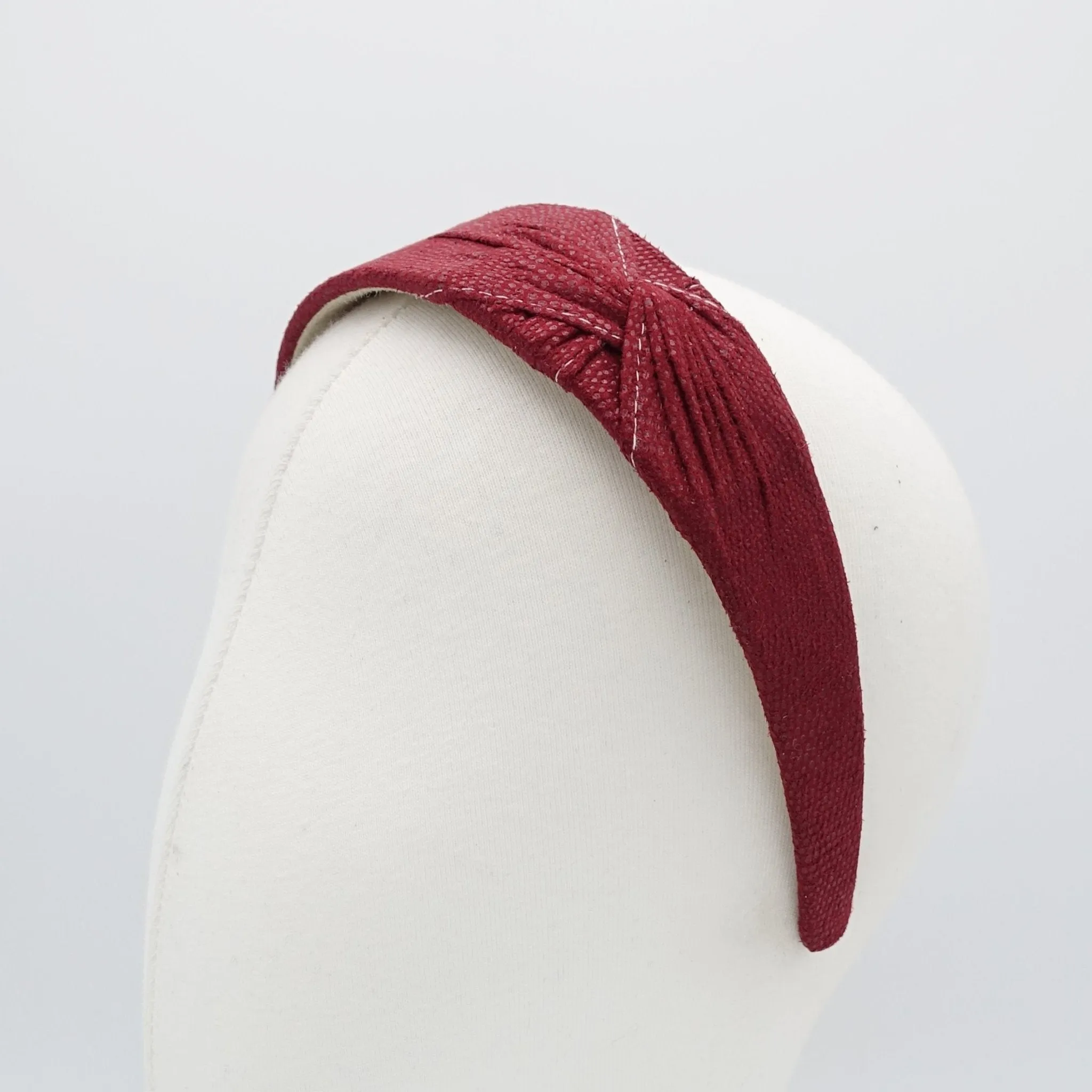 side twist suede fabric headband solid basic casual hairband women hair accessories