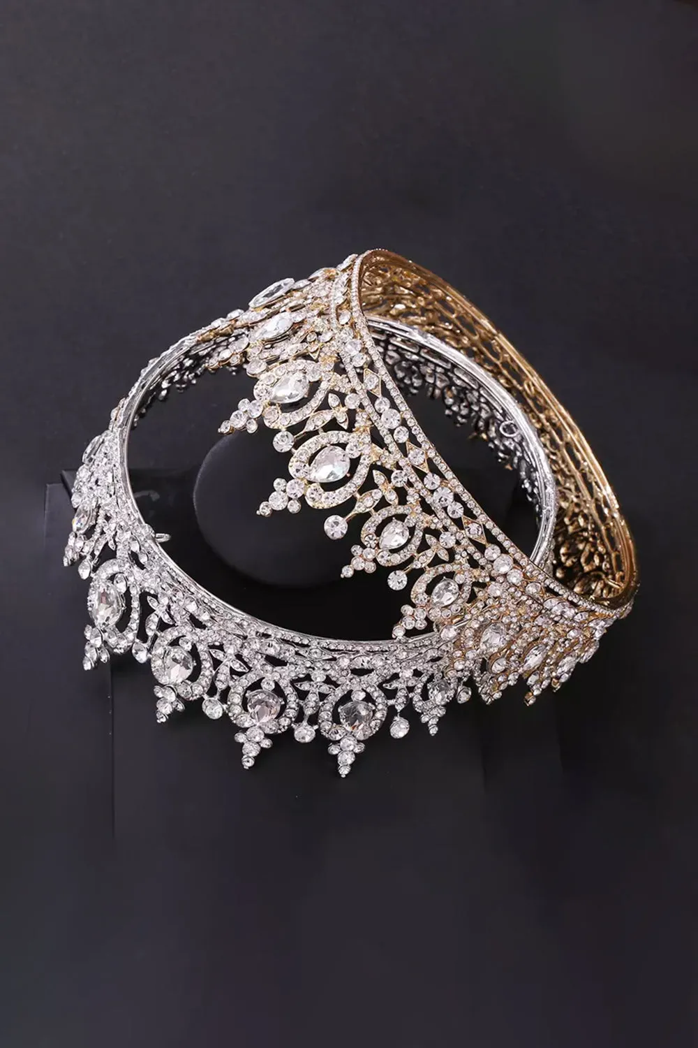 Silver Majestic Vintage Bridal Tiara