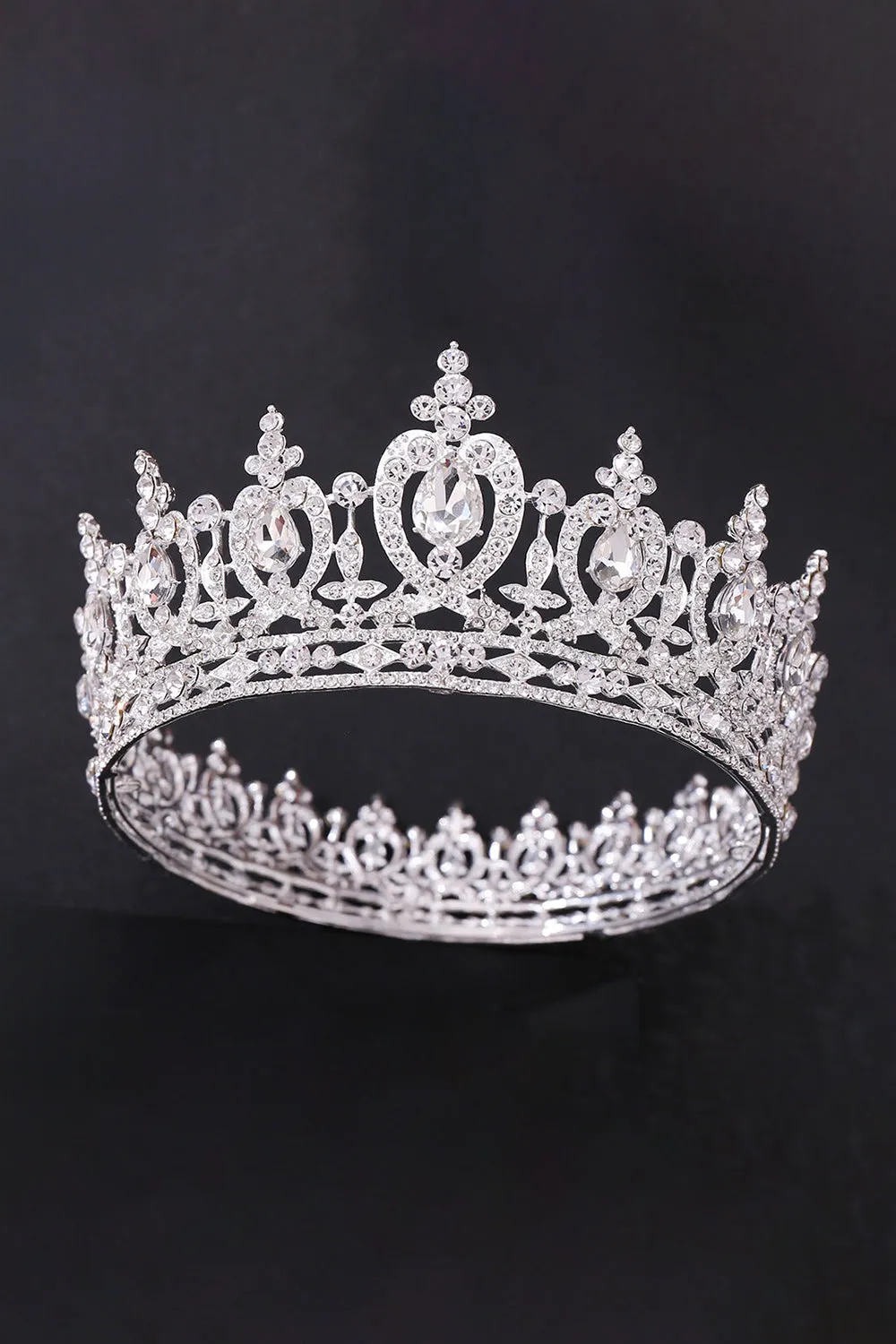 Silver Majestic Vintage Bridal Tiara