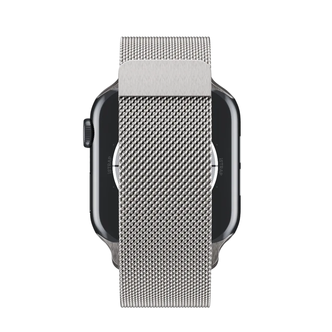 Silver Milanese Loop for Apple Watch