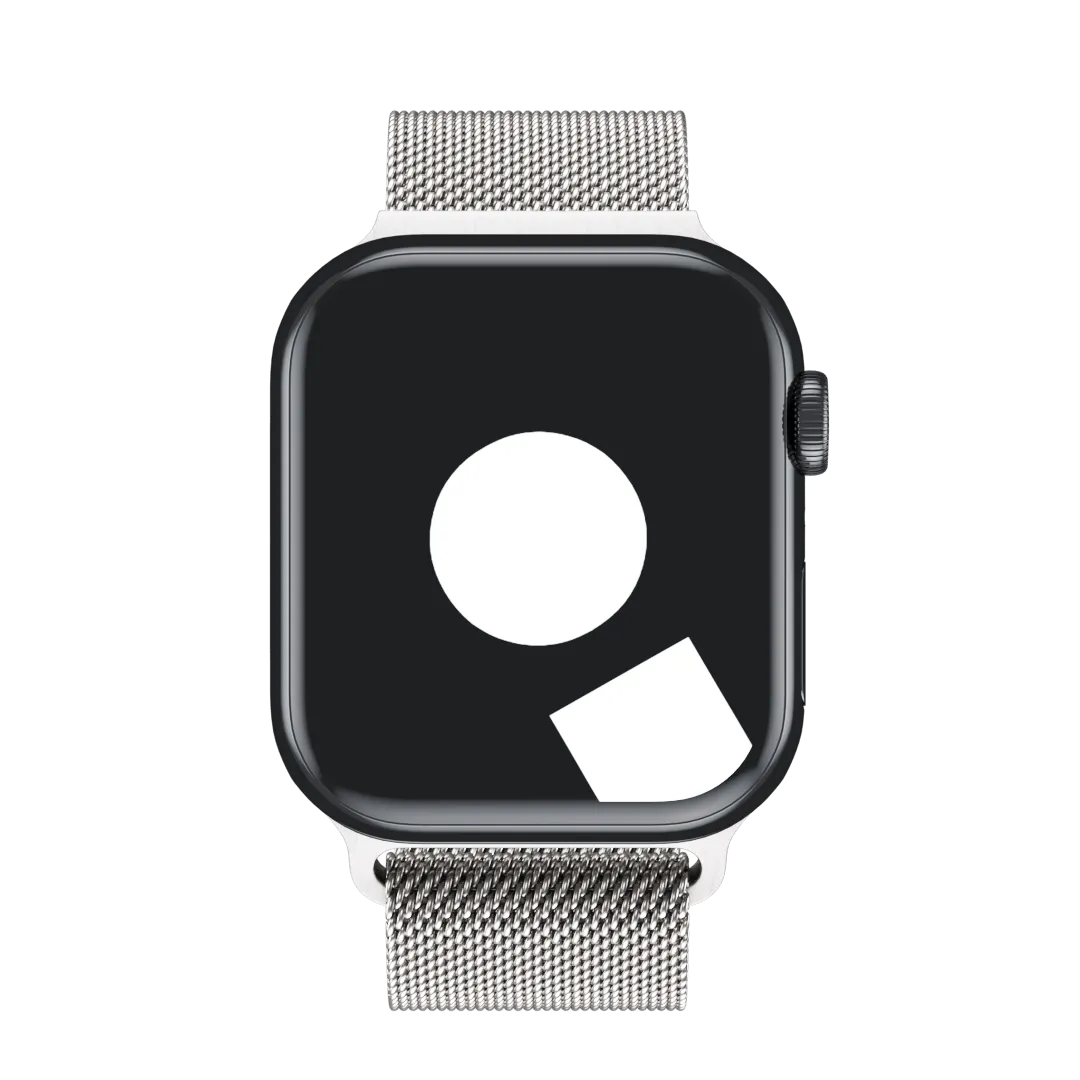 Silver Milanese Loop for Apple Watch