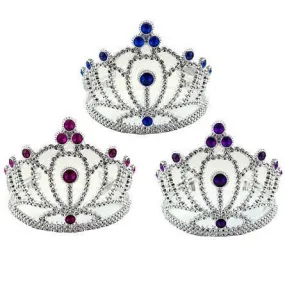 Silver Tiara with Gems