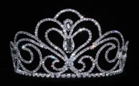 Sky Princess 3.25" Crystal Rhinestone Silver Tiara