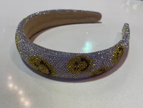 Smiley Glitter Gem Headband