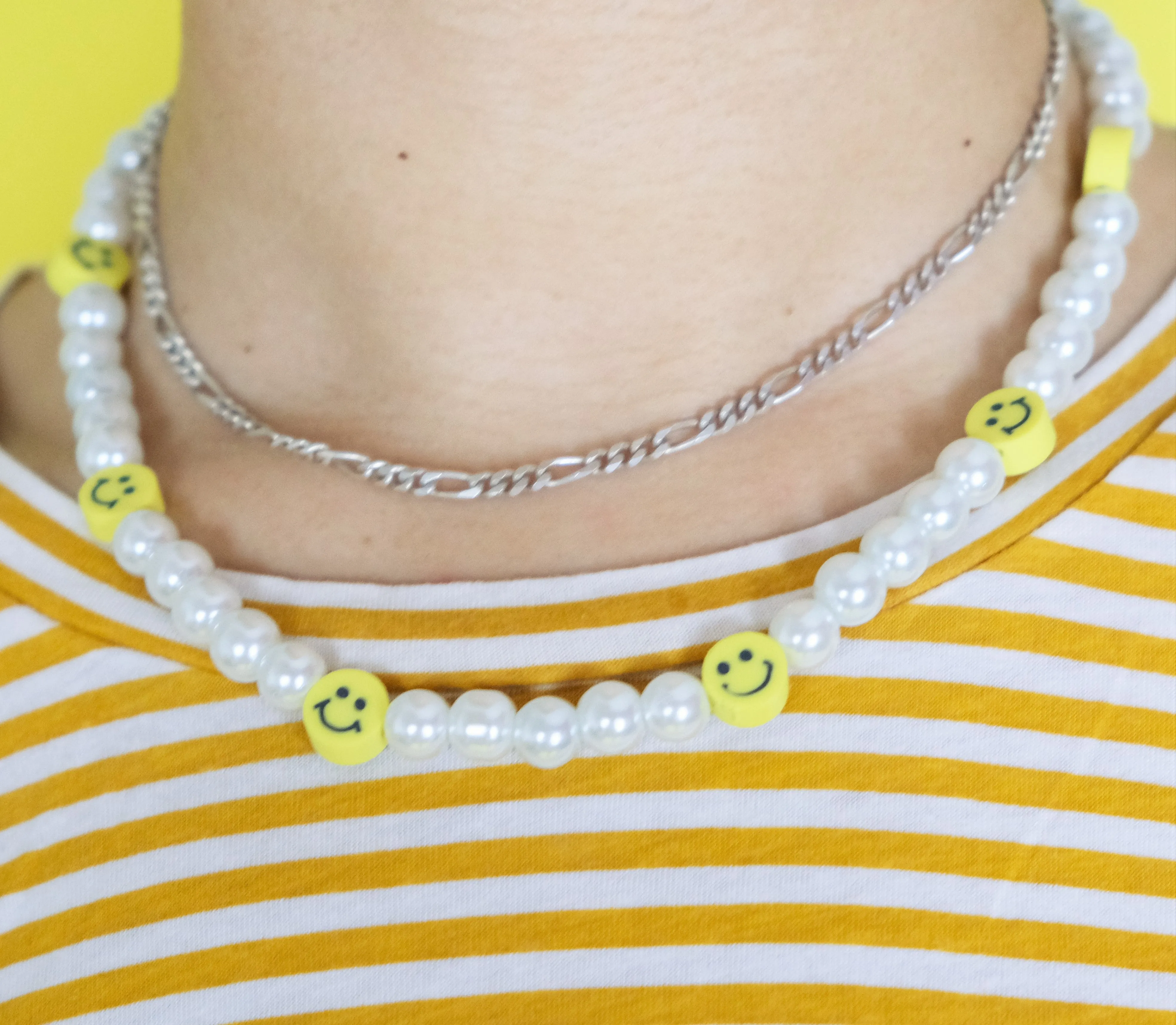 Smiley Pearl necklace