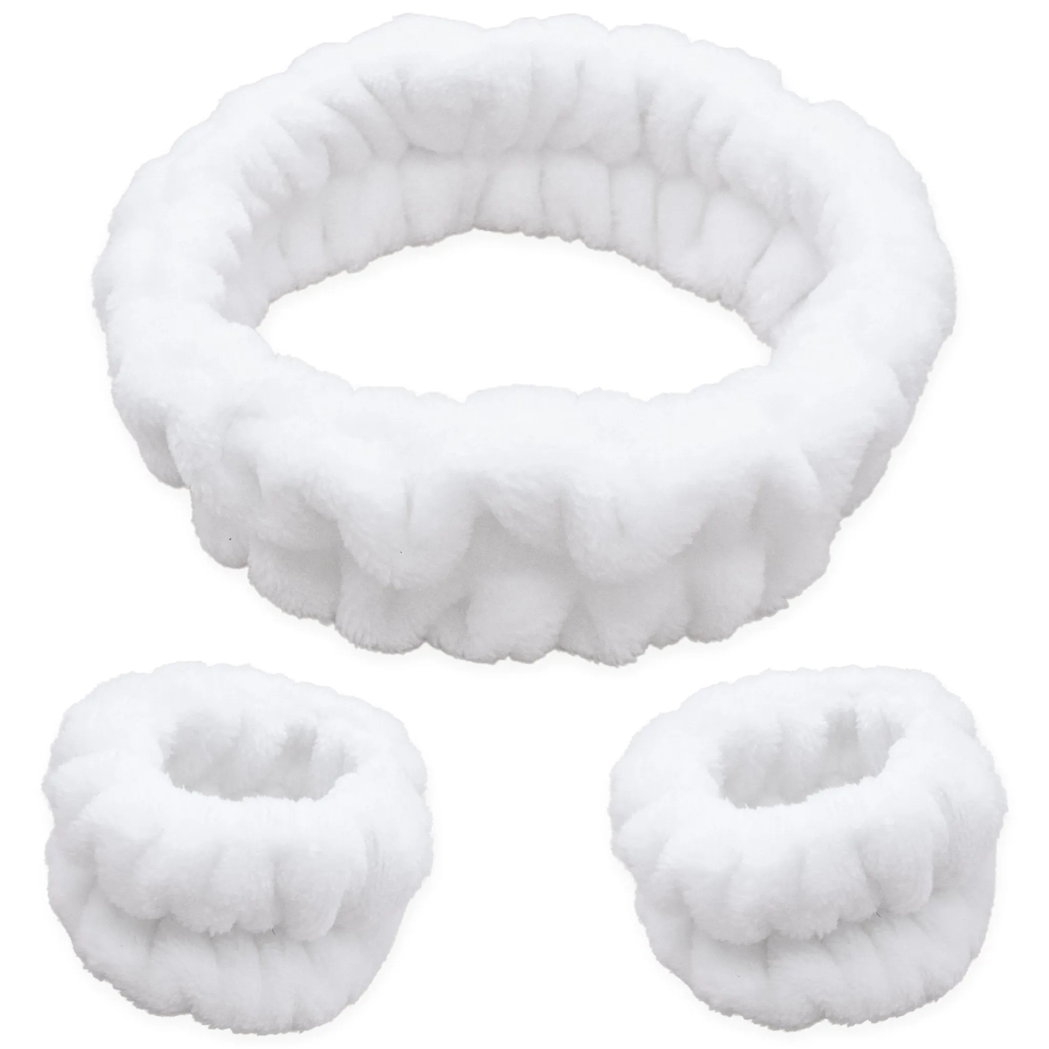 Soft Spa Headband and Wristbands