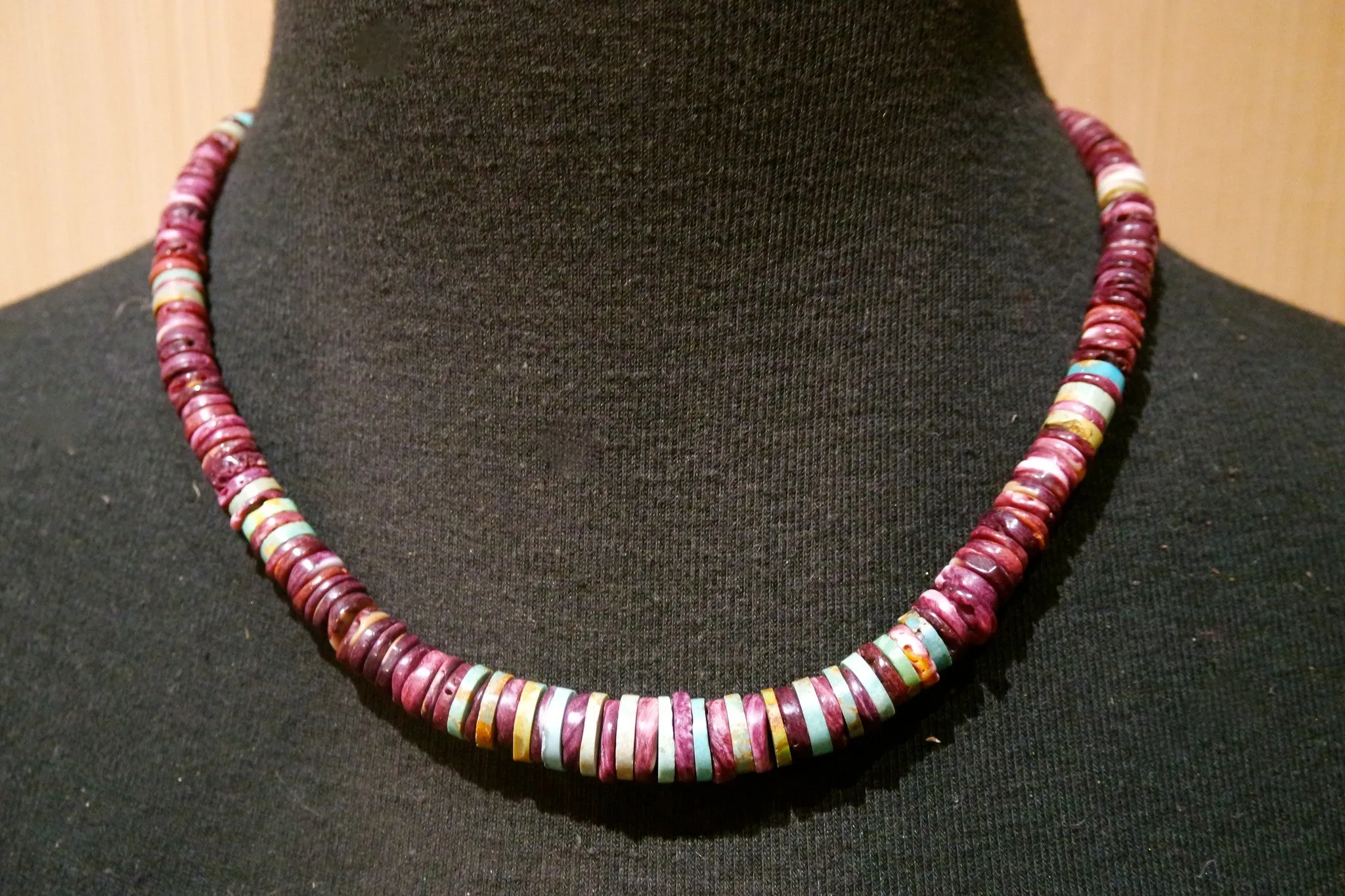 Southwestern Santa Domingo Heishi Disc Necklace