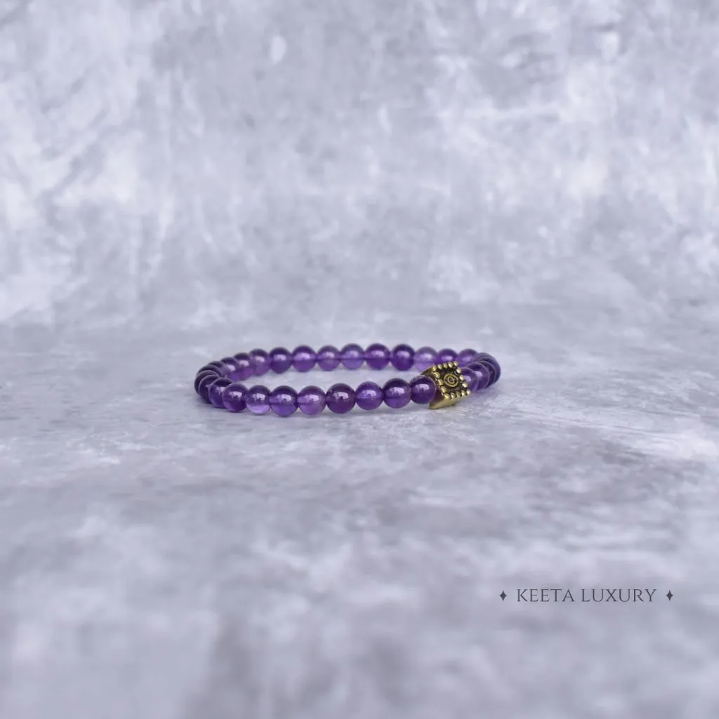 Spiritual - Evil Eye Amethyst Bracelets