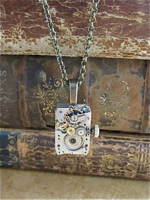 Steampunk Pendant - Contraption - Steampunk Necklace