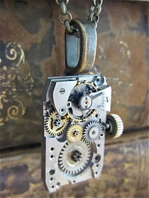 Steampunk Pendant - Contraption - Steampunk Necklace