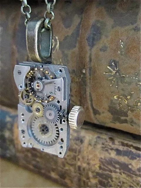 Steampunk Pendant - Contraption - Steampunk Necklace