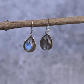 Teardrop Shine - Labradorite Dangles