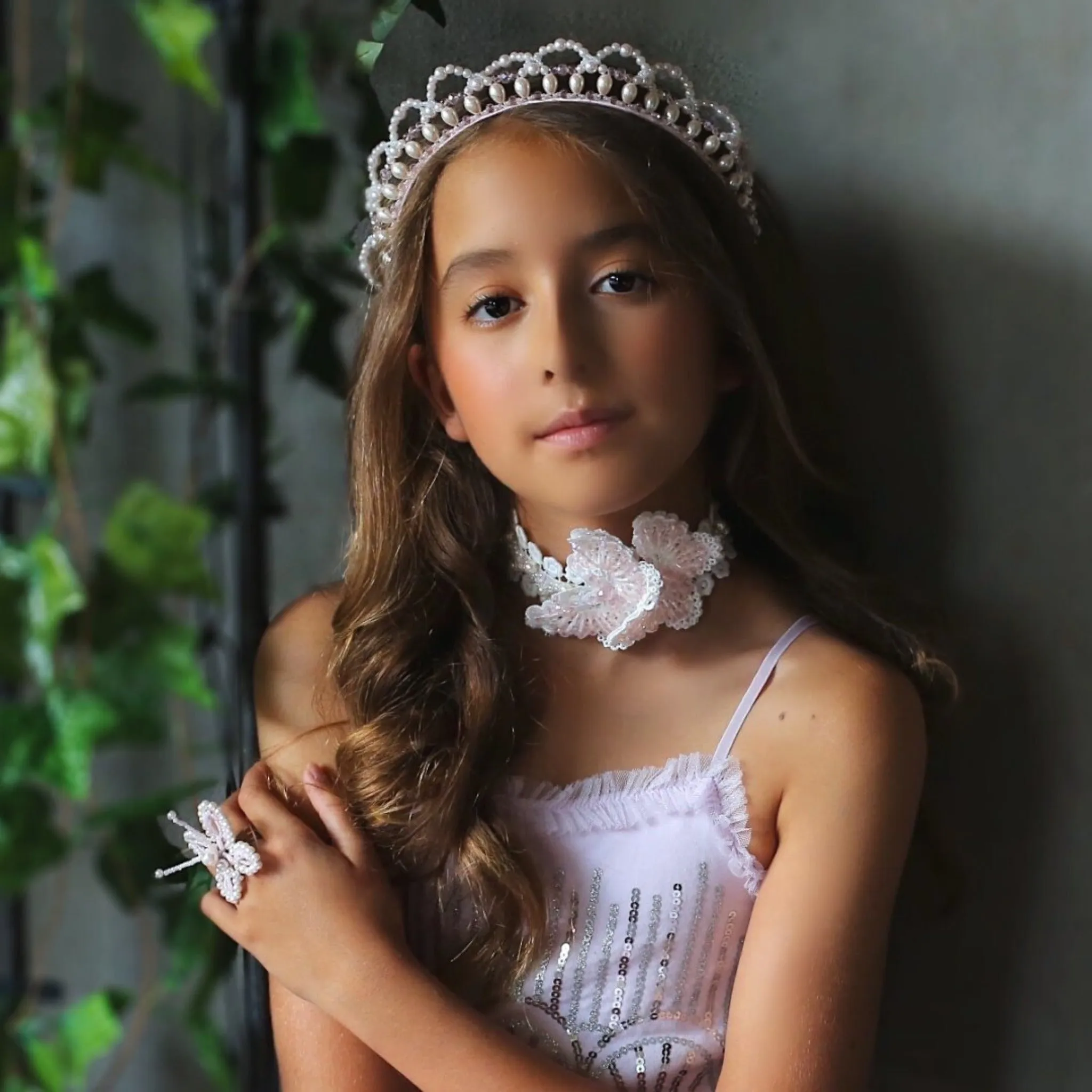 The Halo Tiara Designer Girls Headband