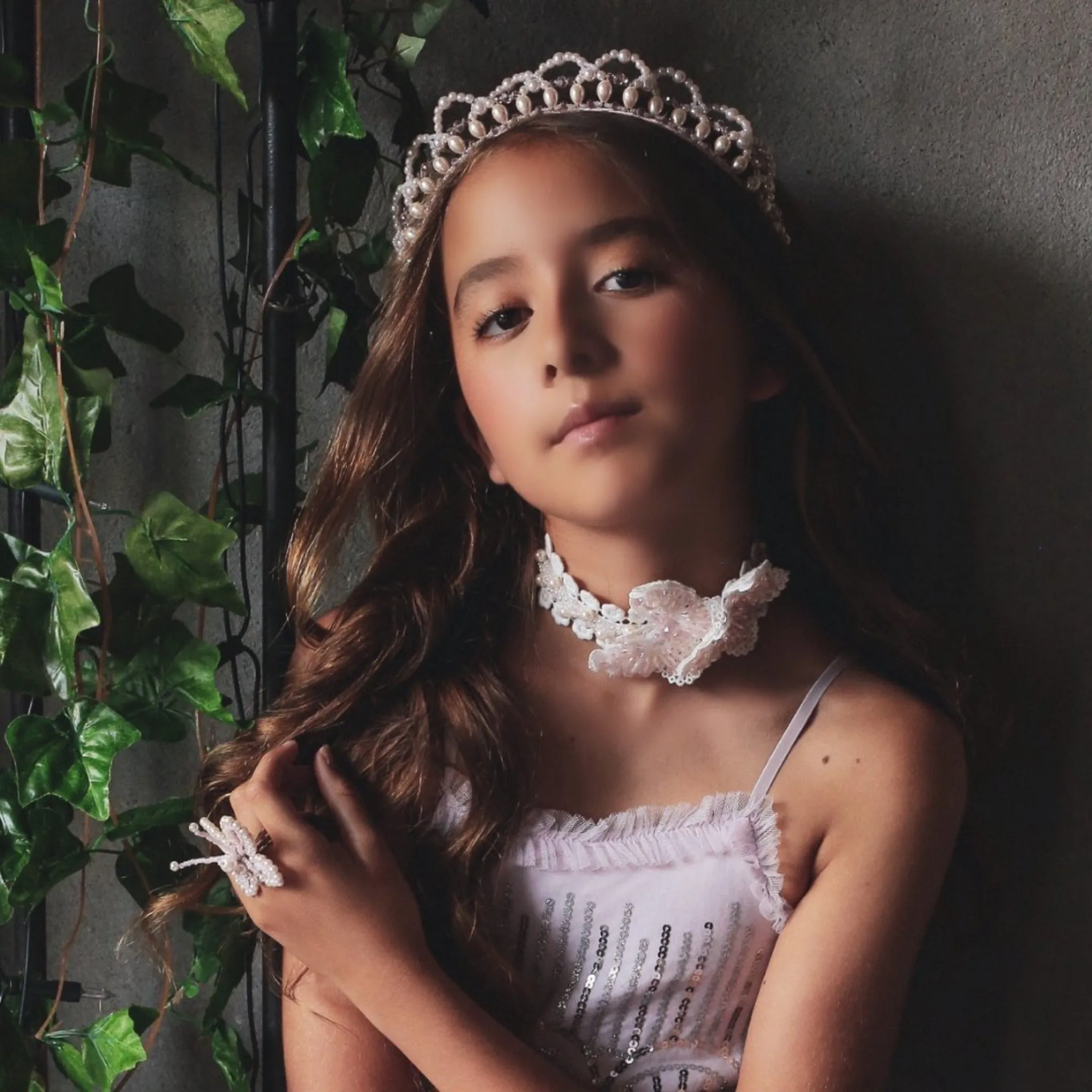 The Halo Tiara Designer Girls Headband