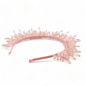 The Laelyn Girls Pink Crystal Headband