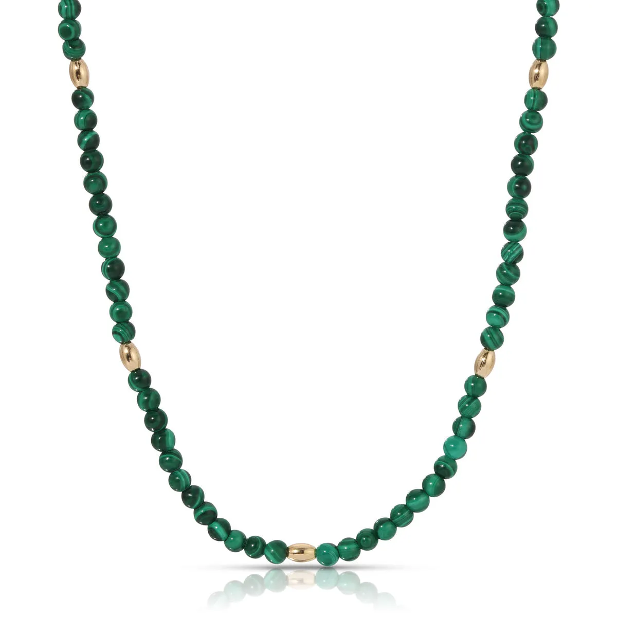 The Malachite Choker - Bali Beaded by Joy Dravecky