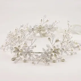 The Starr Pearl Designer Hair Garland