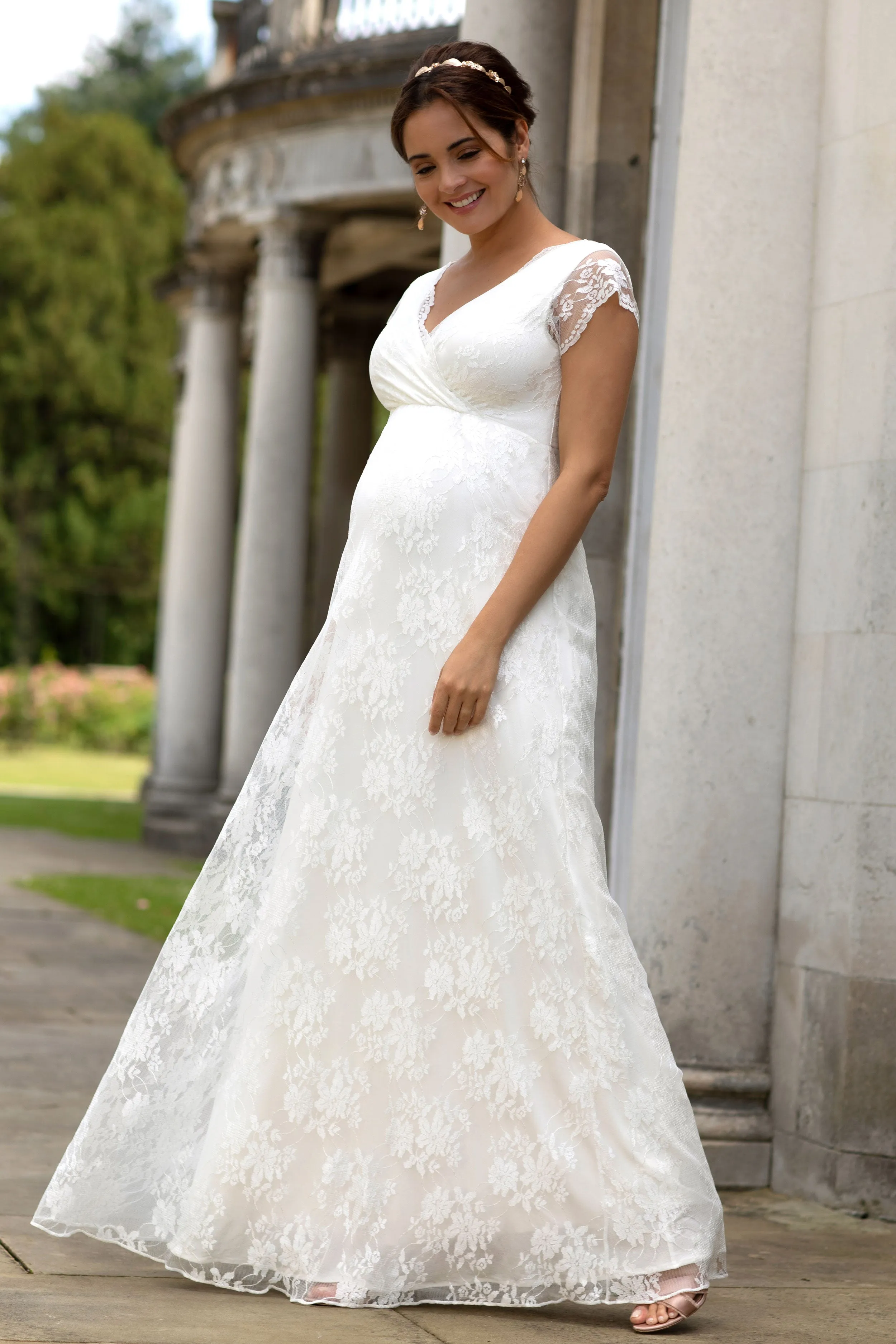 Tiffany Rose Eden Bridal and Wedding Maternity Dress Gown