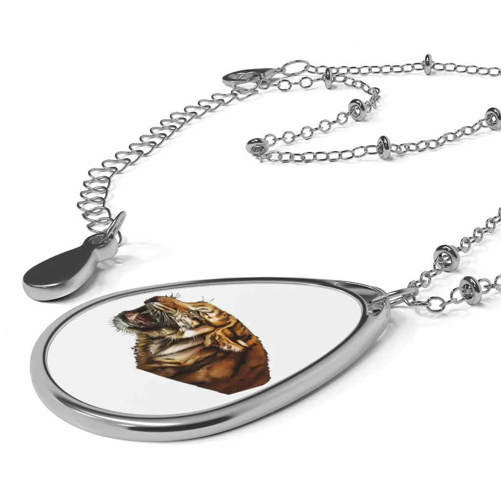 Tiger Oval Necklace