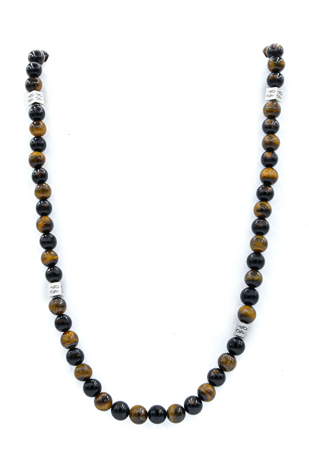 Tigers Eye & Onyx Natural Gemstone Centerpiece Set