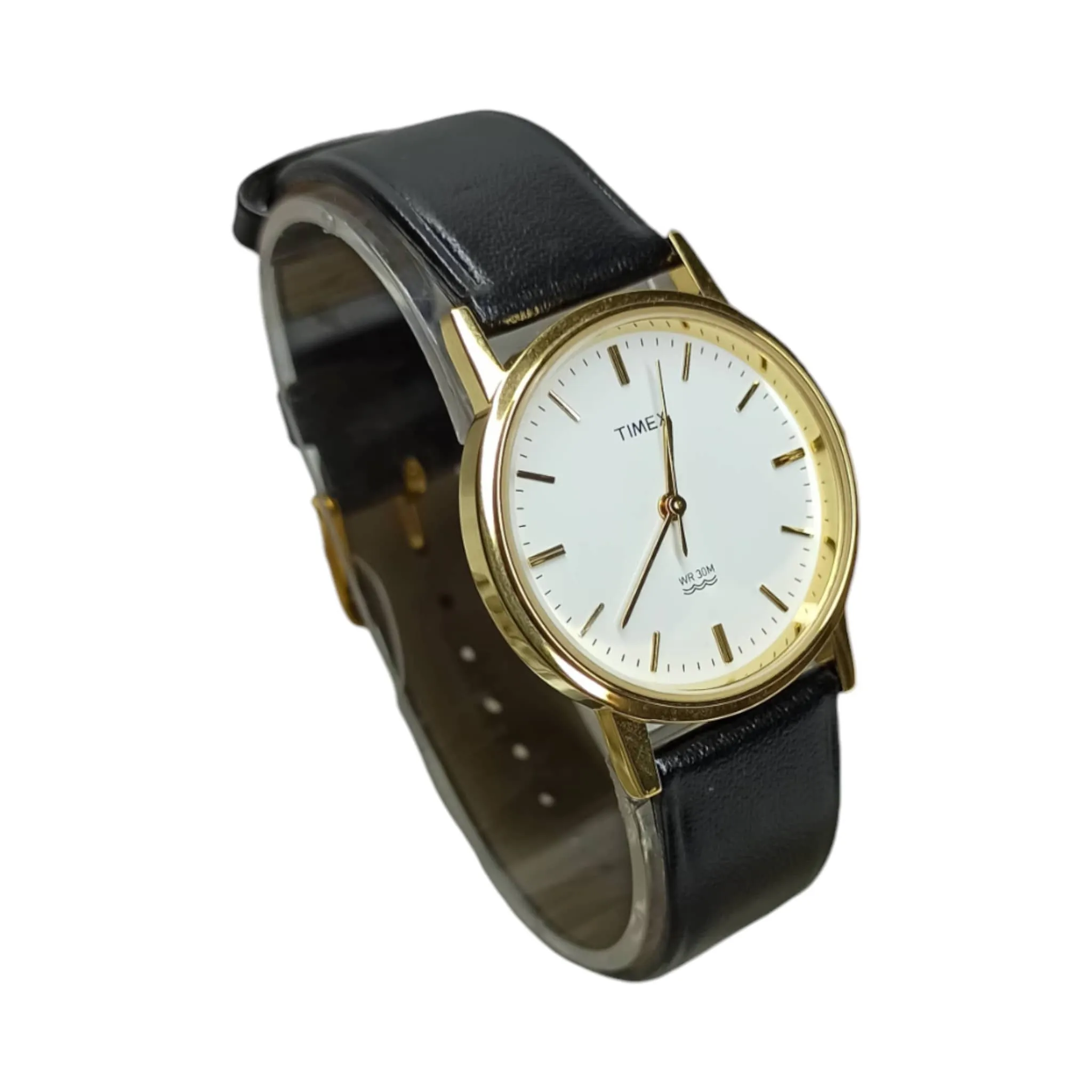 Timex – Original – Quartz – Golden/White - Black Strap - 34mm - Unisex Watch