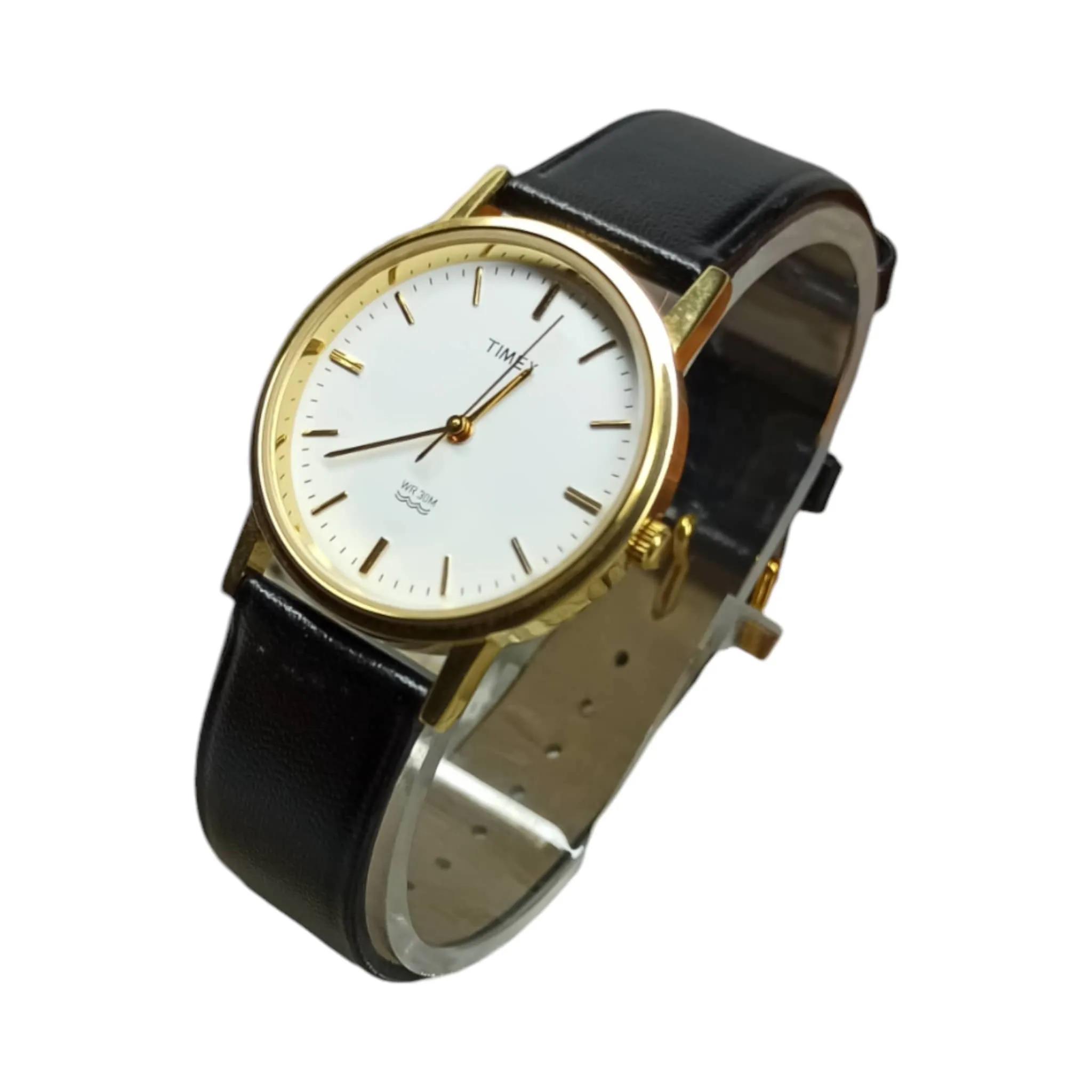 Timex – Original – Quartz – Golden/White - Black Strap - 34mm - Unisex Watch