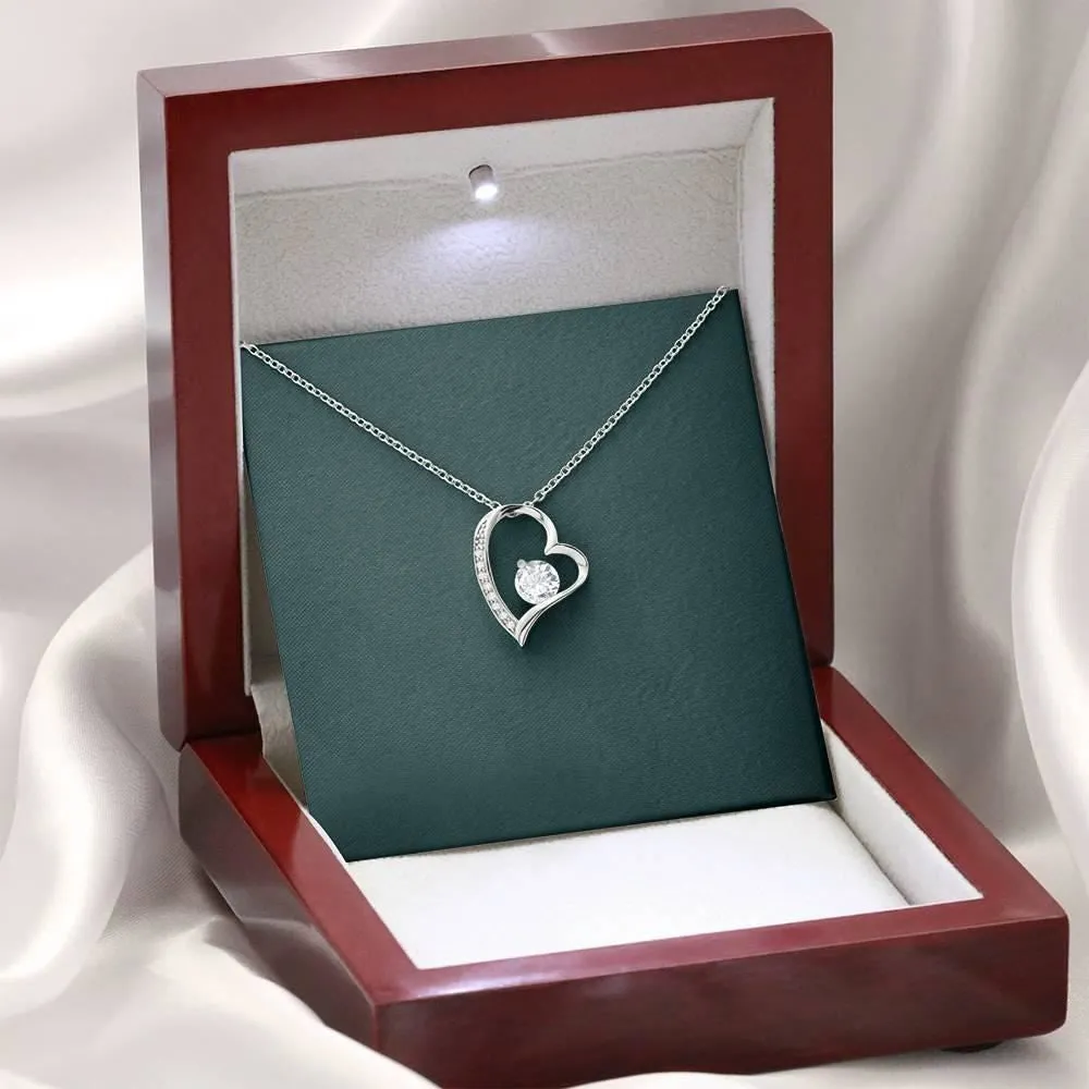 To My Trucker Wife My Day Starts And Ends With You Heart Necklace Valentine Day Gift For Her