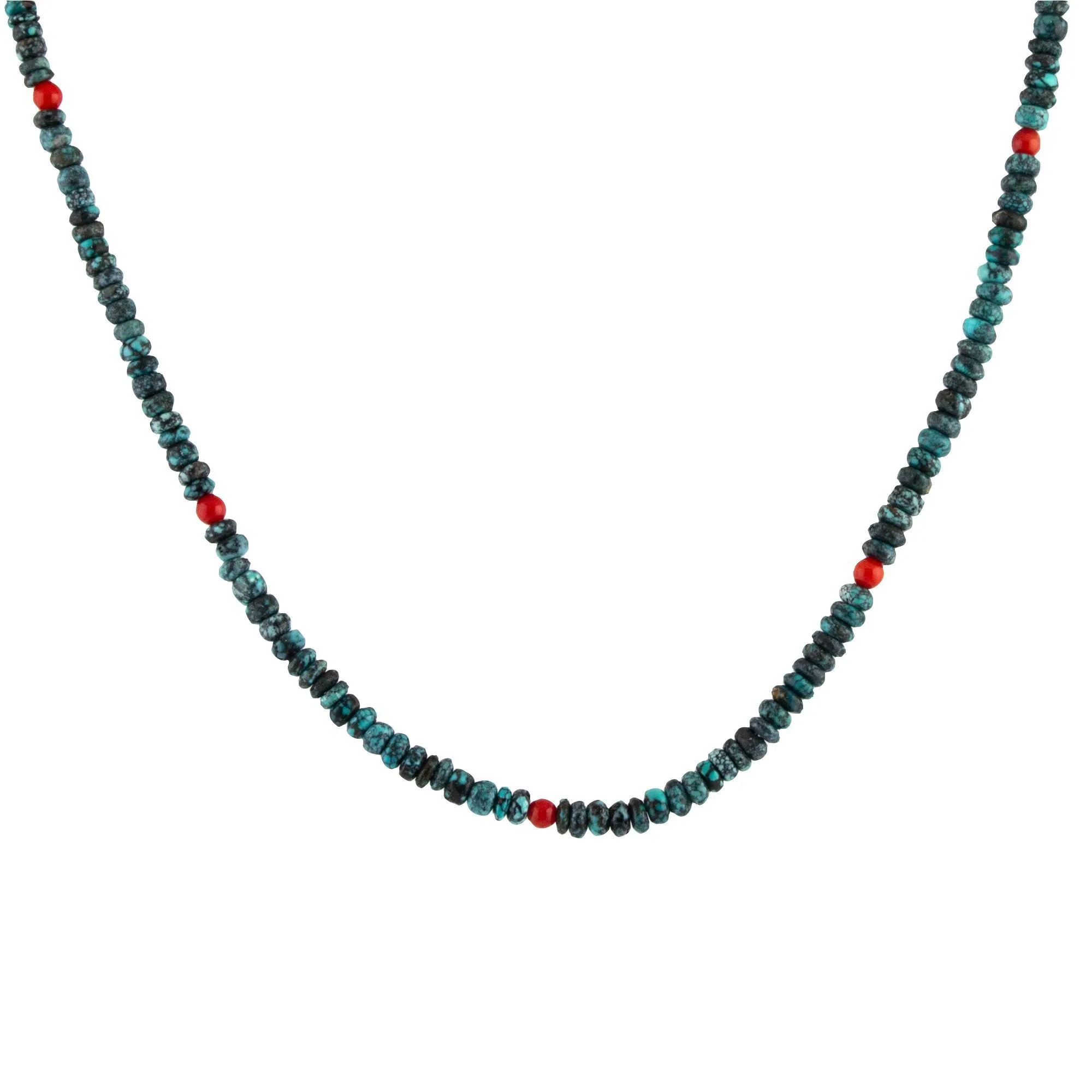 Turquoise Coral Choker Necklace