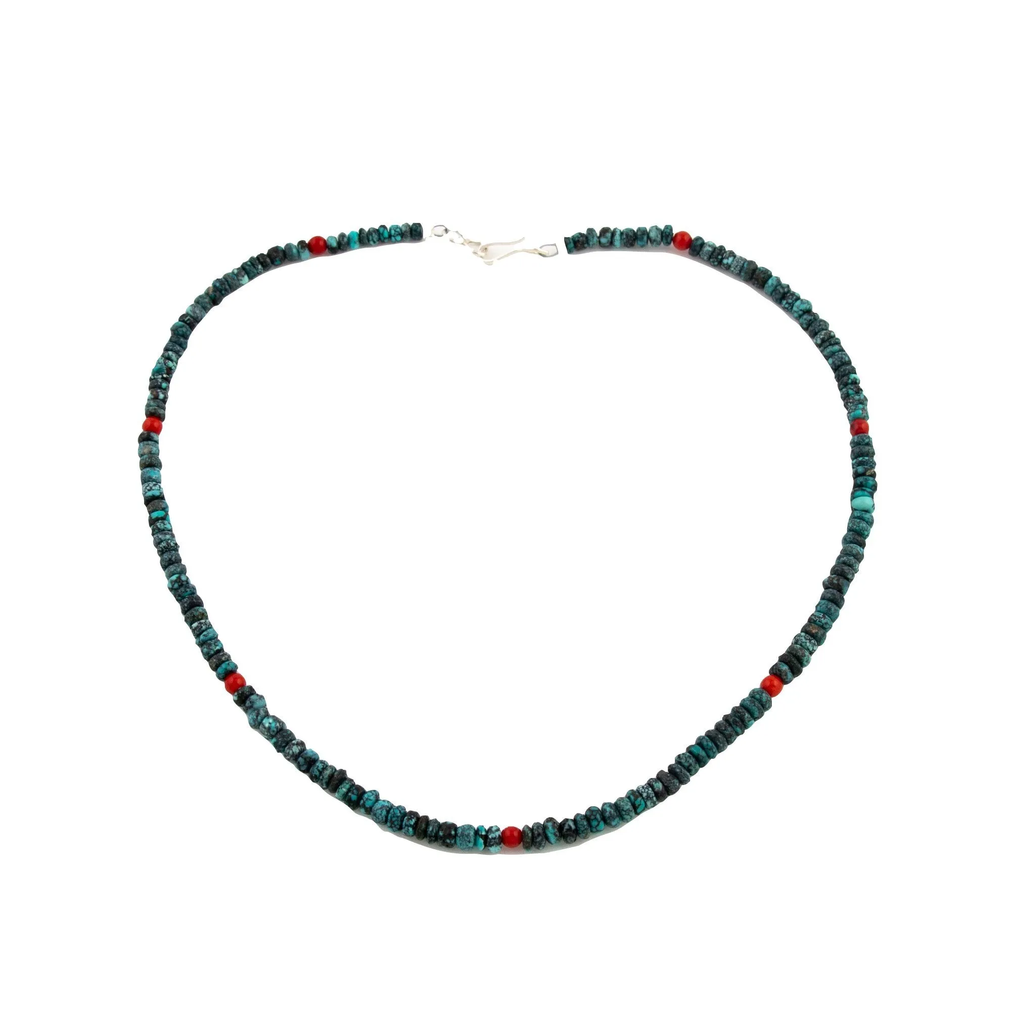 Turquoise Coral Choker Necklace