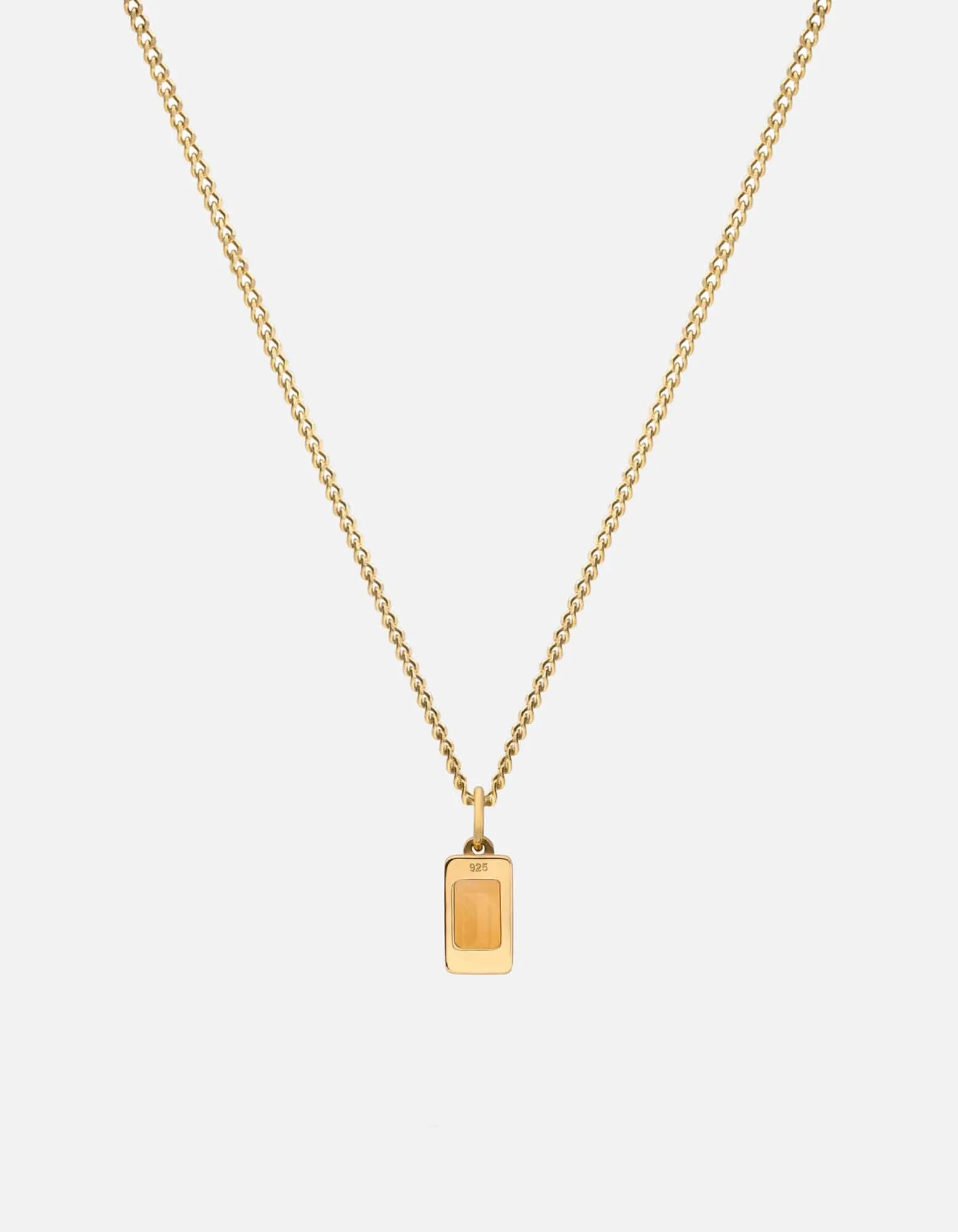 Valor Citrine Necklace, Gold Vermeil