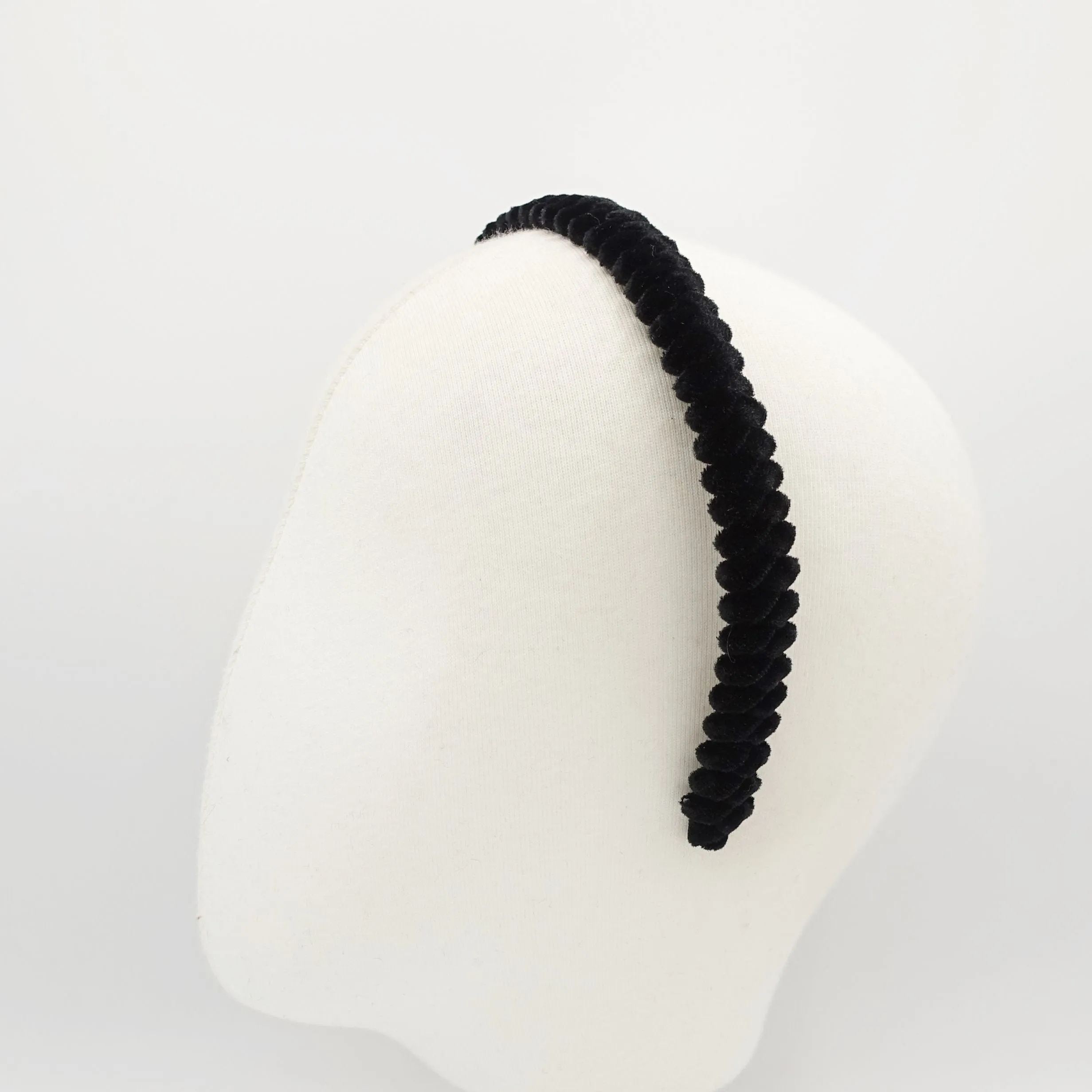 velvet wrapped headband saw pattern hairband women hair accessory