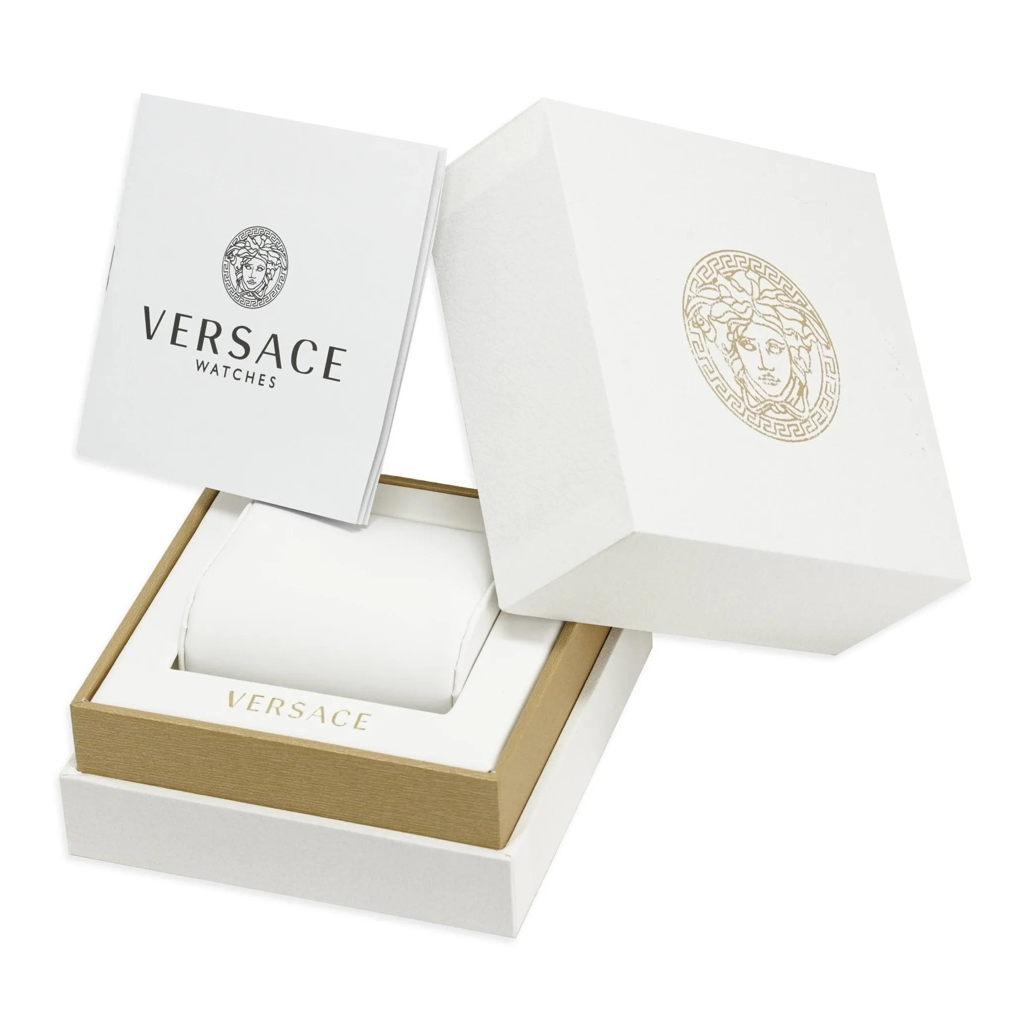 Versace Men's Watch Chain Reaction Gold Black Bracelet VEDY00619