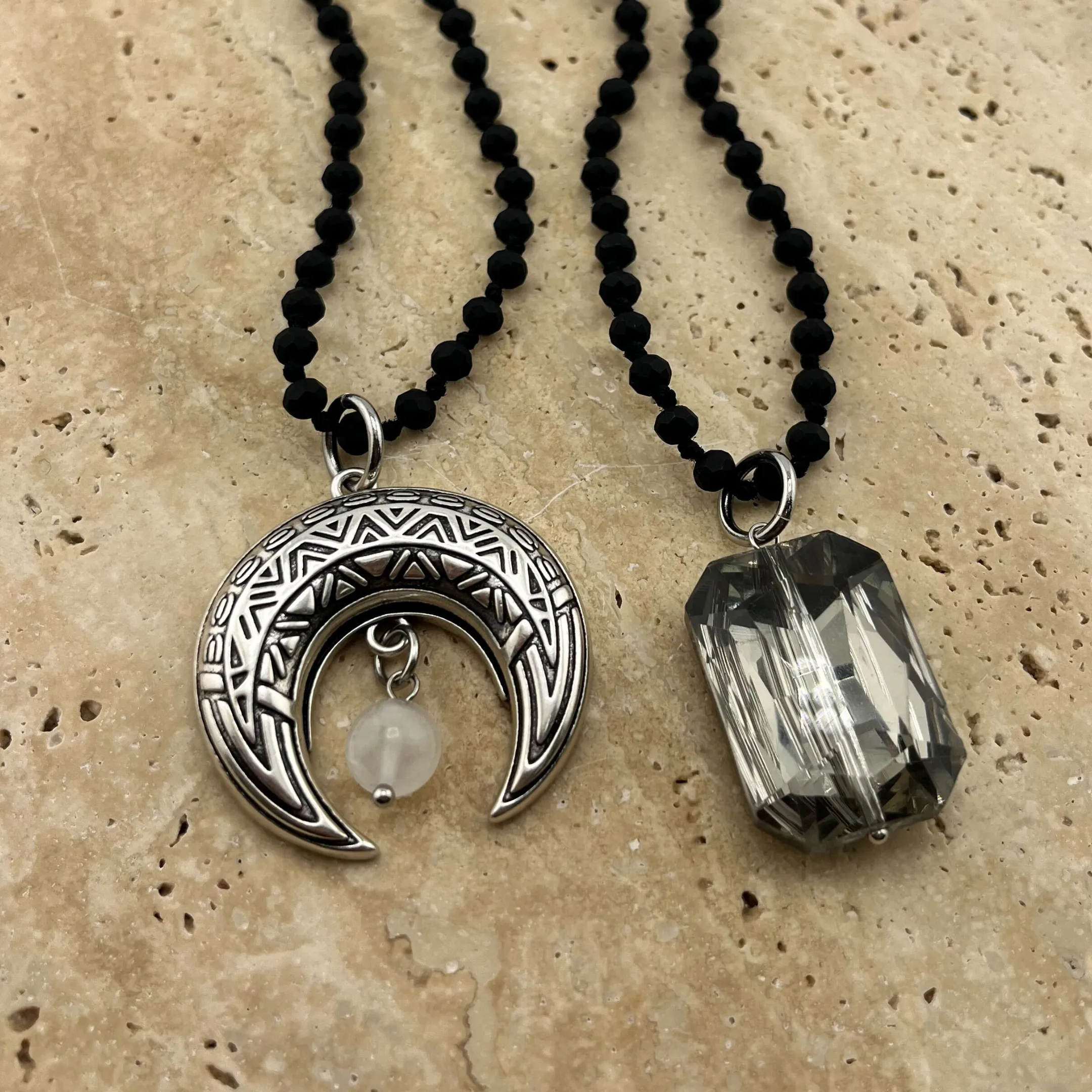 WARRIOR | CRESCENT MOON | Original Necklace