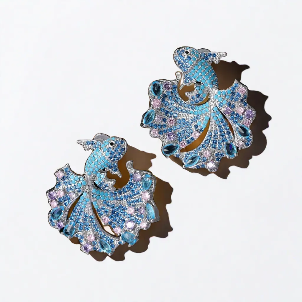 Willma "Dreamy Zephyr Scales"  Earrings