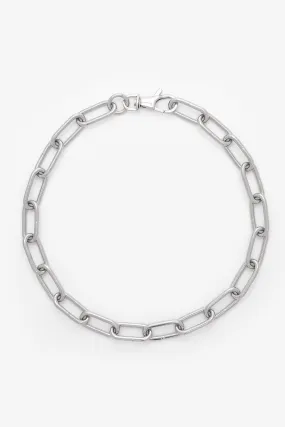 XL Industrial Choker Chain | Silver