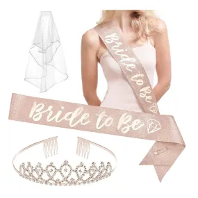 Xo Fetti Bachelorette Party Decorations Rose Gold Glitter Kit | Bachelorette Party Supplies