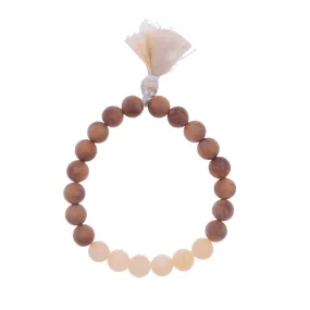 Yellow Jade Bracelet with Sandalwood - Joy Bracelet