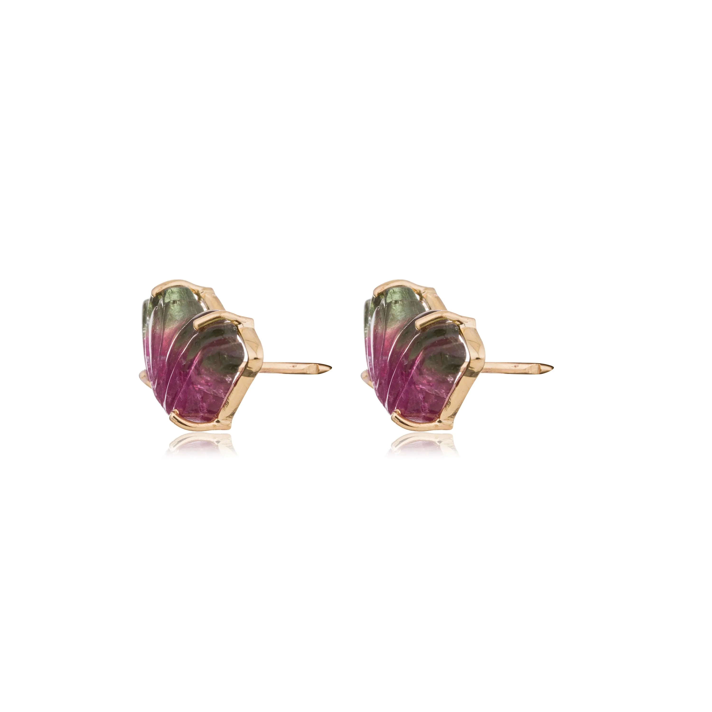 Zoya, Titli Watermelon Tourmaline Butterfly Wings, 14K Gold